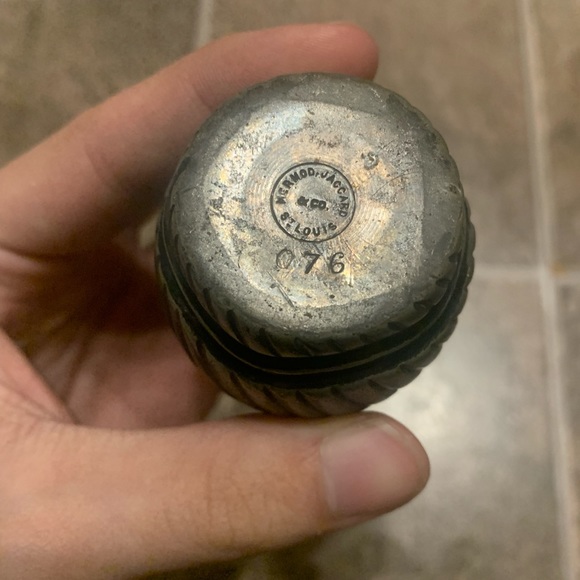 Antique Mermod Jaccard & Co St Louis (1829-1890)  Cup Candle Holder Shot Glass ? - Picture 2 of 5